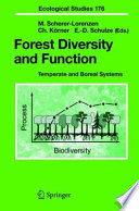 Forest diversity and function : temperate and boreal systems /
