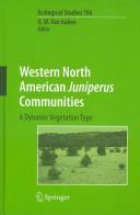 Western North American Juniperus communities : a dynamic vegetation type /