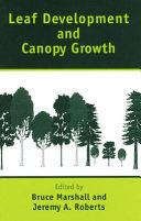 Leaf development and canopy growth /