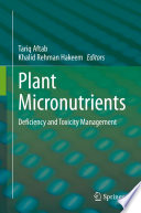 Plant Micronutrients : Deficiency and Toxicity Management /