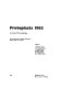Protoplasts 1983 : lecture proceedings : 6th International Protoplast Symposium, Basel, August 12-16, 1983 /