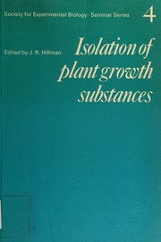 Isolation of plant growth substances /