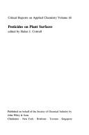Pesticides on plant surfaces /