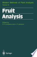 Fruit analysis /