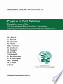 Progress in plant nutrition : plenary lectures of the XIV International Plant Nutrition Colloquium : food security and sustainability of agro-ecosystems through basic and applied research /