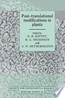 Post-translational modifications in plants /