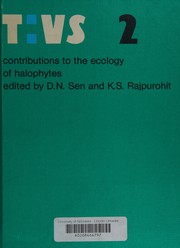 Contributions to the ecology of halophytes /