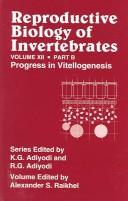 Reproductive biology of invertebrates /