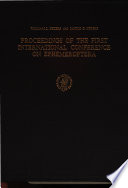 Proceedings of the first International Conference on Ephomeroptera, Florida agricultural and mechanical University, August 17-20, 1970 /