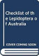 Checklist of the Lepidoptera of Australia /