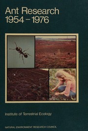 Ant research, 1954-76 /