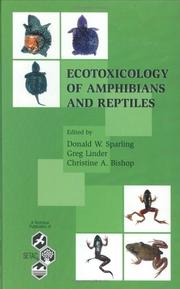 Ecotoxicology of amphibians and reptiles /