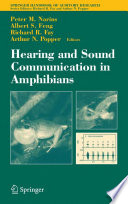 Hearing and sound communication in amphibians /