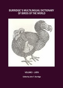 Burridge's multilingual dictionary of birds of the world /