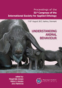 Proceedings of the 51st Congress of the International Society for Applied Ethology, 7-10 August 2017, Aarhus, Denmark : understanding animal behaviour /