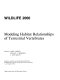 Wildlife 2000 : modeling habitat relationships of terrestrial vertebrates : based on an international symposium held at Stanford Sierra Camp, Fallen Leaf Lake, California, 7-11 October 1984 /