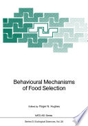 Behavioural mechanisms of food selection /