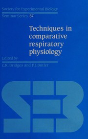 Techniques in comparative respiratory physiology : an experimental approach /