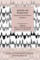 Animals and temperature : phenotypic and evolutionary adaptation /