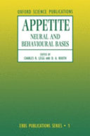 Appetite : neural and behavioural bases /