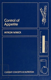 Control of appetite /