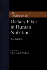 CRC handbook of dietary fiber in human nutrition /