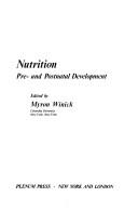Nutrition, pre- and postnatal development /