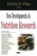 New developments in nutrition research /