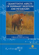 Quantitative aspects of ruminant digestion and metabolism /