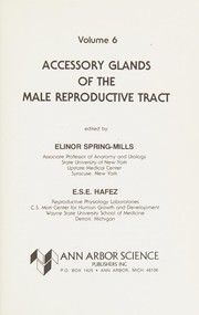 Accessory glands of the male reproductive tract /