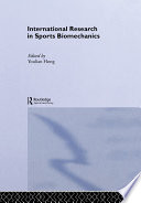 International research in sports biomechanics /