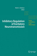 Inhibitory regulation of excitatory neurotransmission /