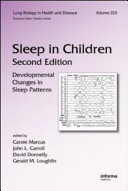 Sleep in children : developmental changes in sleep patterns /