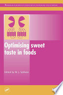Optimising sweet taste in foods /