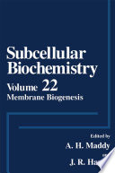 Membrane biogenesis /