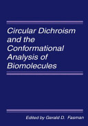 Circular dichroism and the conformational analysis of biomolecules /