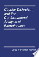 Circular dichroism and the conformational analysis of biomolecules /