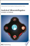 Analytical ultracentrifugation : techniques and methods /
