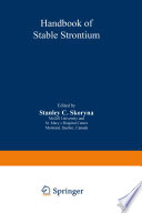 Handbook of stable strontium /
