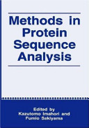 Methods in protein sequence analysis /
