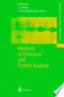Methods in proteome and protein analysis /