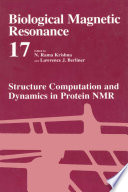 Structure computation and dynamics in protein NMR /