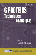 G proteins : techniques of analysis /