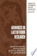 Advances in lactoferrin research /