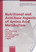Nutritional and acid-base aspects of amino acid metabolism : 7th International Ammoniagenesis Workshop, Galway, May 20-23, 1996 /