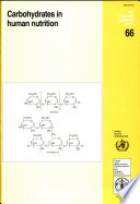 Carbohydrates in human nutrition : report of a joint FAO/WHO expert consultation, Rome, 14-18 April 1997.