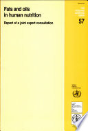 Fats and oils in human nutrition : report of a joint expert consultation, Rome, 19-26 October 1993 /