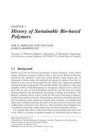 A Handbook of Applied Biopolymer Technology : Synthesis, Degradation and Applications.