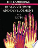 The Cambridge encyclopedia of human growth and development /