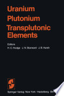 Uranium, plutonium, transplutonic elements /